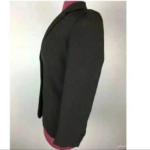 Ann Taylor Loft Blazer sz 0 PinStripes Two Button - Picture 7 of 9